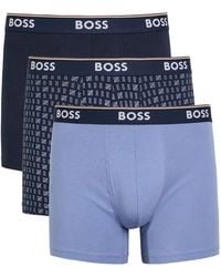 BOSS - Logo-Detail Patterned Boxers Set (Set Of Three) - Lyst