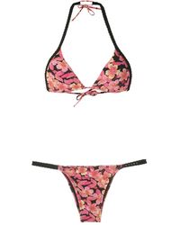 Amir Slama - Floral-Print Bikini Set - Lyst