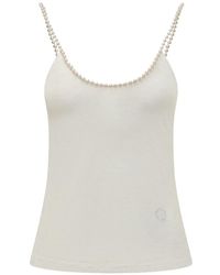 Stella McCartney - Solid Scoop Neck Top - Lyst