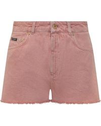 Dolce & Gabbana - Denim Shorts - Lyst