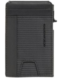 Piquadro - Porte-Cartes À Plaque Logo - Lyst