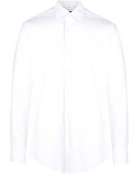 BOSS - Hank Long-Sleeve Cotton Shirt - Lyst