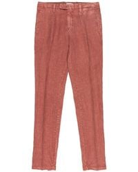 Boglioli - Pantalon En Lin À Coupe Droite - Lyst