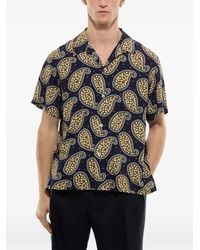 Fursac - Paisey-Print Shirt - Lyst