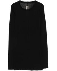 Rick Owens - Rib Knit Long-Sleeved T-Shirt - Lyst