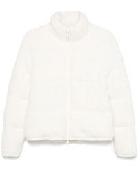 Moncler - Plumífero de punto - Lyst