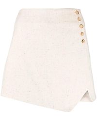 THE GARMENT - Curved-Hem Mini Skirt - Lyst