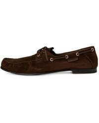 Tom Ford - Chaussures Bateau En Daim À Lacets - Lyst