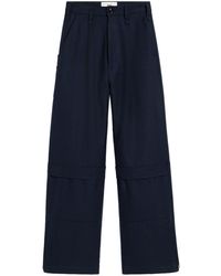 Ami Paris - Wool Cargo Trousers - Lyst