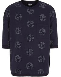 Giorgio Armani - Sudadera con monograma - Lyst