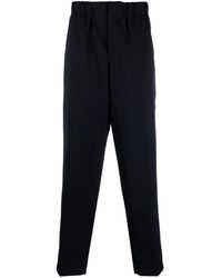 Jil Sander - Pantaloni Affusolati Con Vita Elasticizzata - Lyst