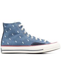Zapatillas altas con estampado de cebra Converse de hombre de color Blanco  | Lyst