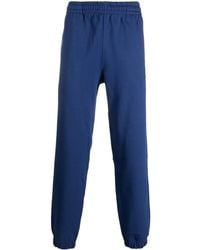 Lacoste - Logo-Patch Organic Cotton Track Trousers - Lyst