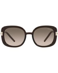 Prada - Oversize-Frame Tinted Sunglasses - Lyst