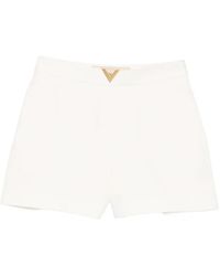 Valentino Garavani - Logo-Detail Tailored Shorts - Lyst