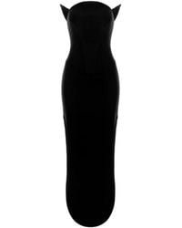 V:PM ATELIER - Billie Strapless Corset-Style Maxi Dress - Lyst