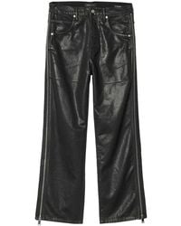 Purple Brand - P018 Side-Zip Coated Wide-Leg Jeans - Lyst