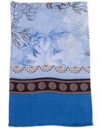 D'Aniello - Perla Schal Mit Blumenprint - Lyst