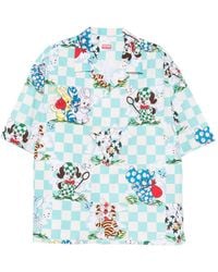 KENZO - Checked Shirt - Lyst