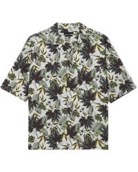 FIVE CM - Overhemd Met Bloemen En Zak - Lyst