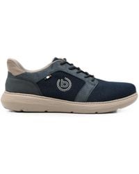 Bugatti - Logo-Patch Mesh-Panel Sneakers - Lyst