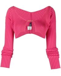 Jacquemus - La Maille Pralu Cropped Vest - Lyst