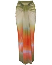 Baobab - Nia Cascading Slit Maxi Skirt - Lyst