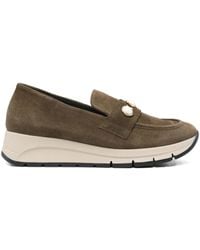 Melluso - Pearl-Embellished Loafers - Lyst