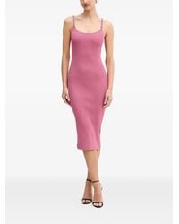 MICHAEL Michael Kors - Chai- Strap Ribbed Midi Dress - Lyst