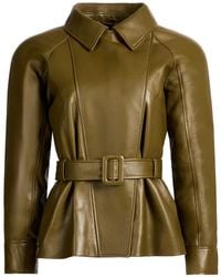 DUCIE - Star Leather Jacket - Lyst