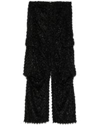 MASU - Fluffy Cargo Pants - Lyst