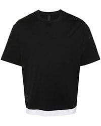 Neil Barrett - Layered Cotton T-Shirt - Lyst