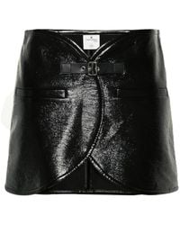 Courreges - Ellipse Vinyl Mini Skirt - Lyst