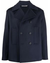 Valentino Garavani - Coats Blue - Lyst