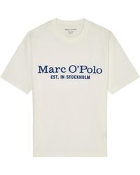 Marc O' Polo - Logo-Embroidered T-Shirt - Lyst