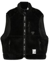 Maison Mihara Yasuhiro - Faux-Shearling Sleeveless Jacket - Lyst