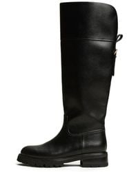 Twinset - Buckle-Strap Knee-High Boots - Lyst