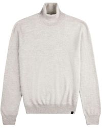 Fay - Roll-Neck Wool Sweater - Lyst