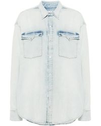 RE/DONE - Long-Sleeve Denim Shirt - Lyst