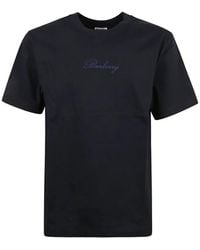 Burberry - Ryan Logo-Embroidered T-Shirt - Lyst