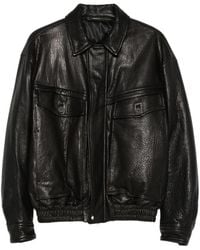 Salvatore Santoro - Grainy Leather Jacket - Lyst