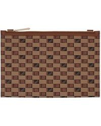 Moreau - Pm Saint Multiple Monogram-Pattern Clutch - Lyst