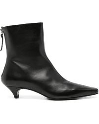 Halmanera - Bottines À Détails De Surpiqûres - Lyst