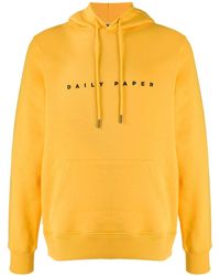 daily paper hoodie orange