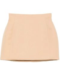 Wardrobe NYC - Sculpted Mini Skirt - Lyst