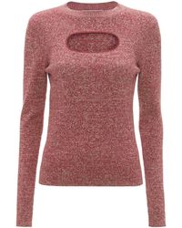 JW Anderson - Cut-out Long-sleeve Top - Lyst