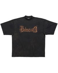 Balenciaga - Logo Cotton T-shirt - Lyst