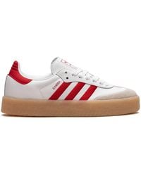 adidas - Sambae "white/red" Sneakers - Lyst