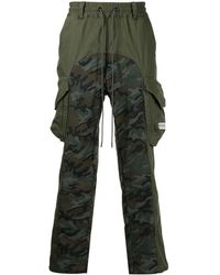 Mostly Heard Rarely Seen - Camouflage-panel Cargo Trousers - Lyst