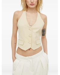 Ba&sh - Good Halterneck Buttoned Vest - Lyst